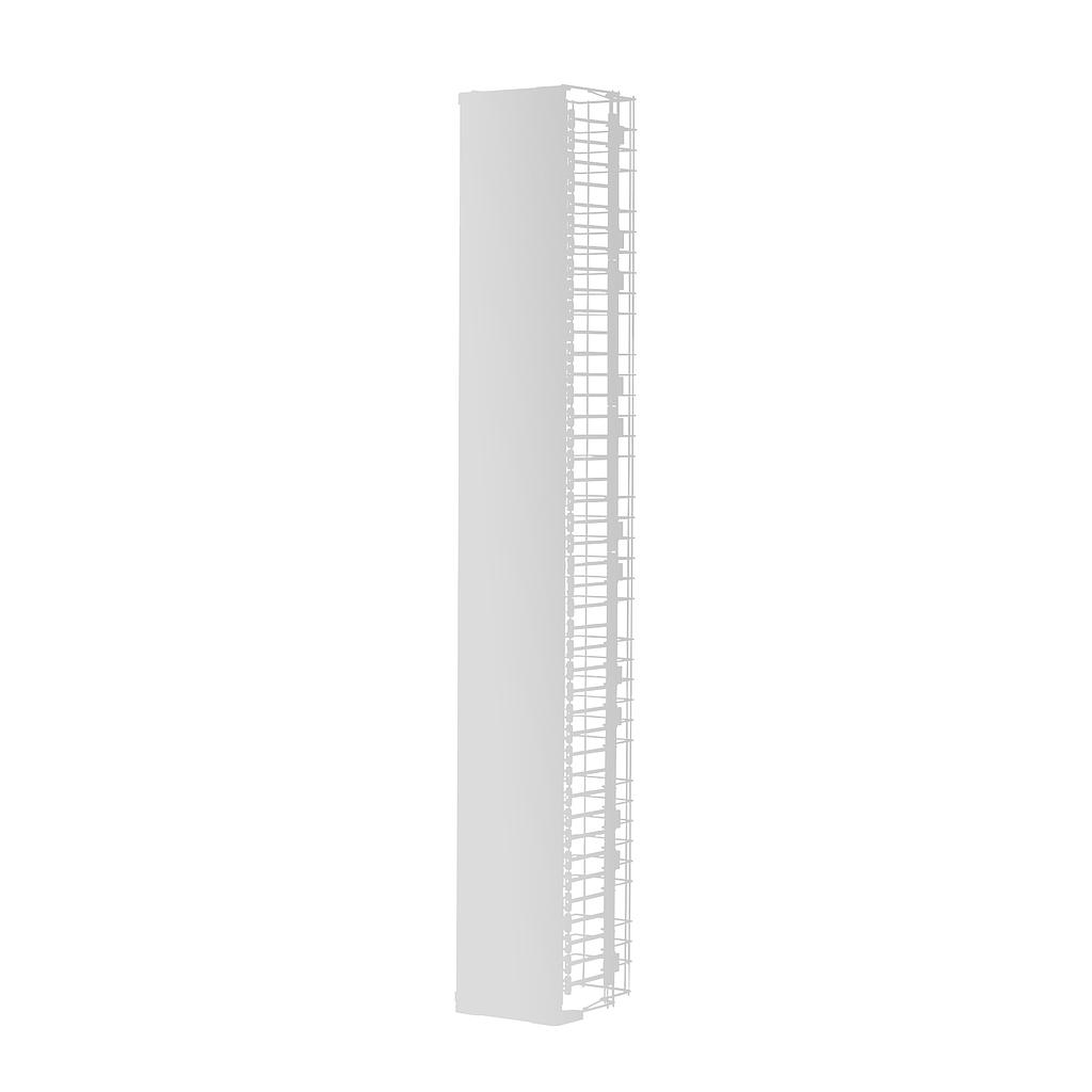 Organizador Vertical con puerta, para rack MM20 de 7 pies, 6.5&quot;W X 10.25&quot;D, color blanco, marca Ortronics. 