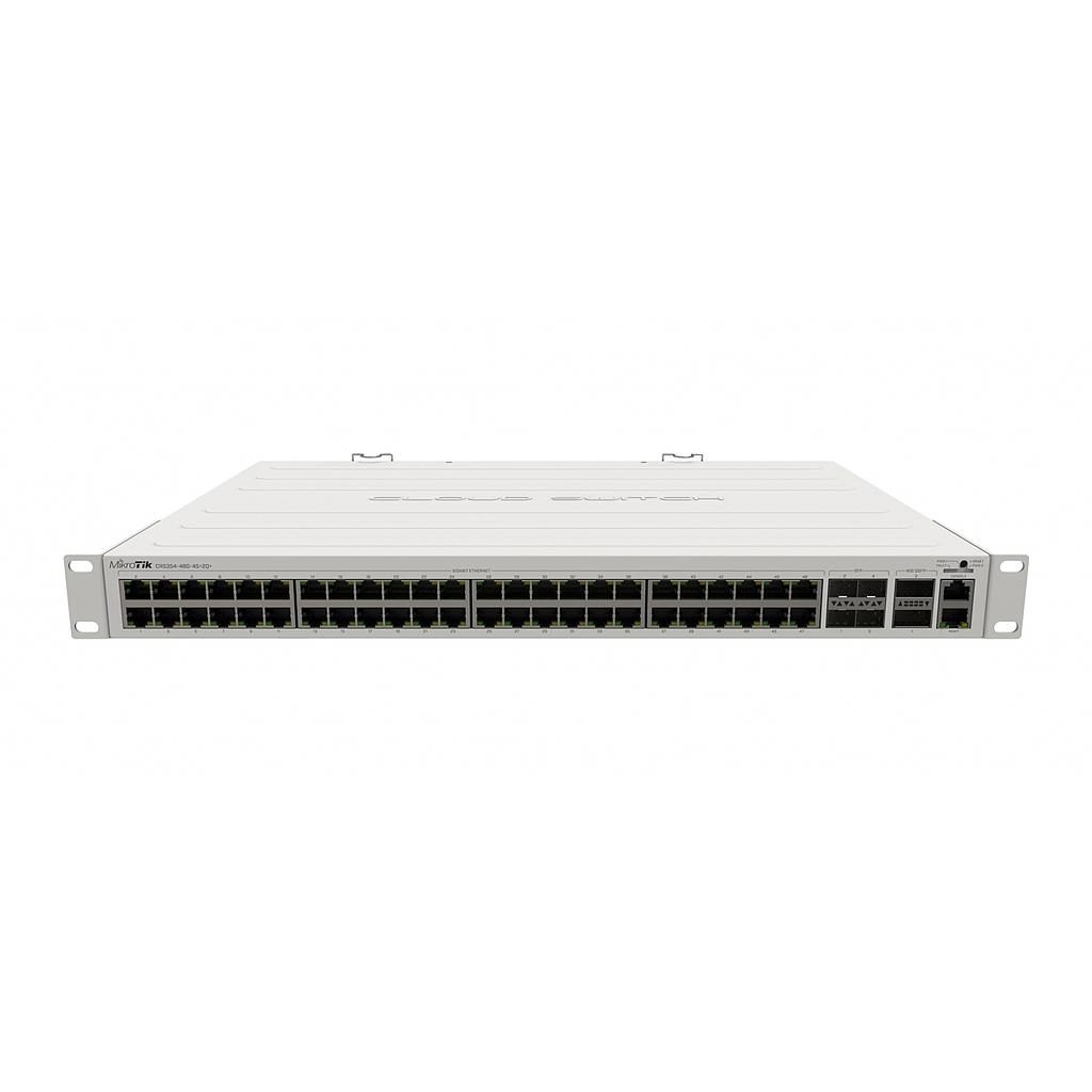 Cloud Router Switch 48 Puertos Gigabit Ethernet, 4SFP+, 2QSFP 40Gbps, marca Mikrotik