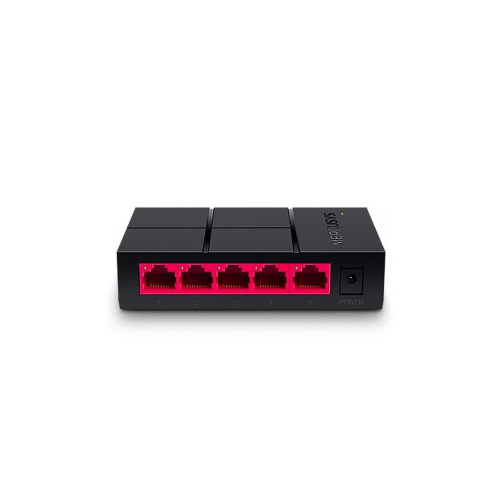 Switch MS105G de escritorio de 5 puertos a 10/100/1,000 Mbps, marca Mercusys