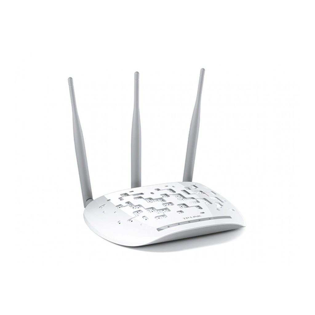 Access Point N450 Wi-Fi 450 Mbps a 2,4 GHz, 3 antenas fijas, 1 puerto 10 / 100M, marca TP-Link
