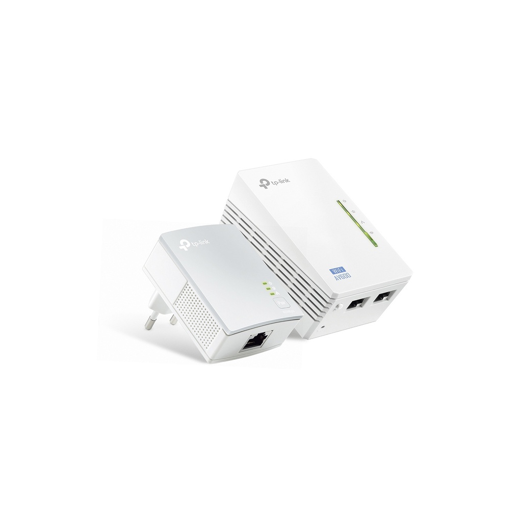 Kit de Extensor de cobertura Wi-Fi Powerline AV600, 300 Mbps a 2,4 GHz, 600 Mbps Powerline, 2 puertos Fast Ethernet
 KIT: 1 × TL-PA4010 + 1 × TL-WPA4220, marca TP-Link