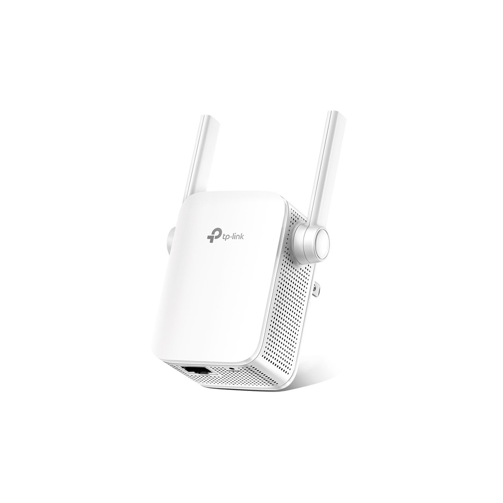 Extensor de cobertura Wi-Fi 433Mbps at 5GHz + 300Mbps at 2.4GHz, 2 antenas externas, 1 puerto 10/100Mbps, marca TP-Link