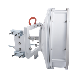 Antena blindada para enlaces Punto a Punto, 34 dBi, para ambientes con demasiado ruido, marca Netpoint