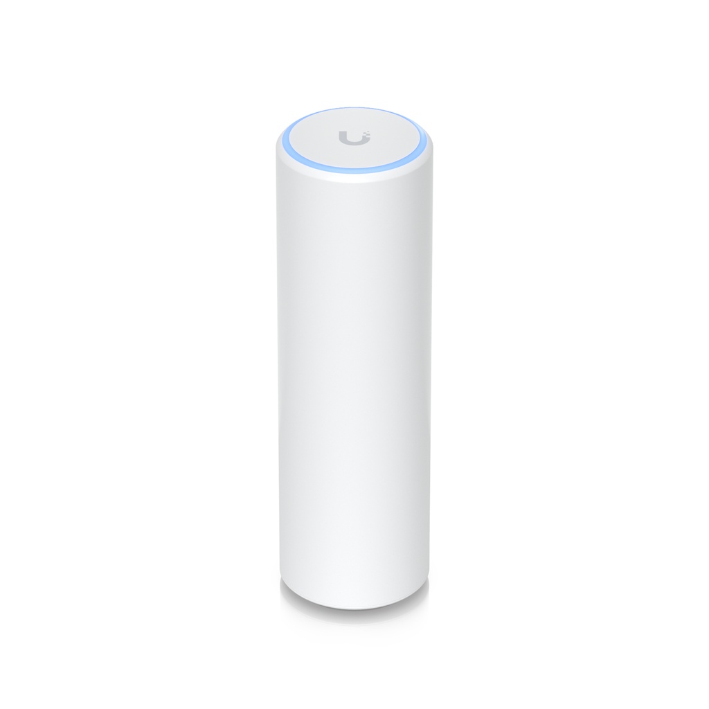 Access Point Wi-Fi 5 Unifi, diseño elegante interior/exterior, doble banda, 6x6(DL MU-MIMO), Uplink GbE, PoE, +200 clientes, montaje mesa, pared y poste, 140 m², marca Ubiquiti.