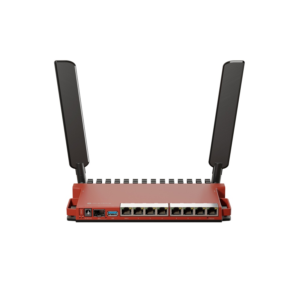 Router Wi-Fi6, 8 puertos Gigabit Ethernet, 1 puerto SFP, marca Mikrotik