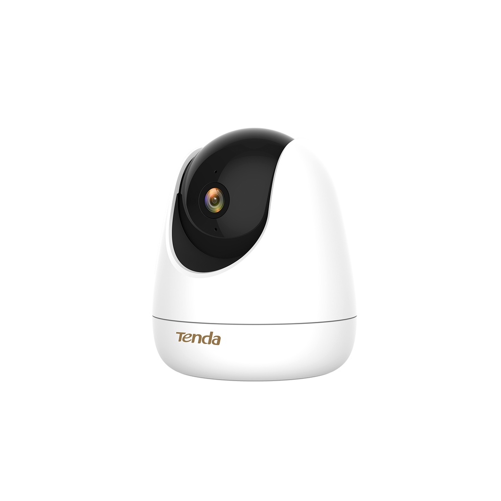 Cámara CP3 4MP, Wi-Fi, visión 360° y nocturna infrarojo, audio bidireccional, detección IA y alarmas, ranura Micro SD, marca Tenda.