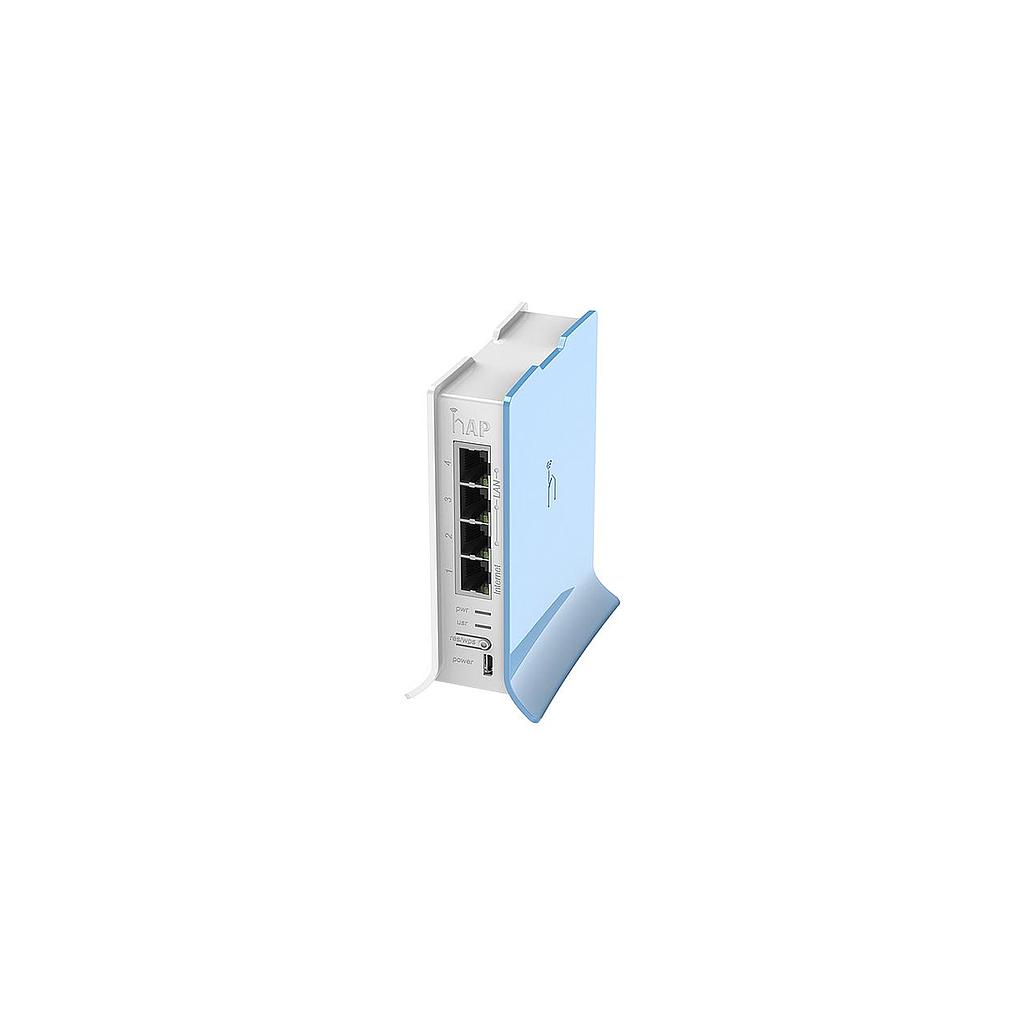 Router Hap Lite, 4 Puertos Fast Ethernet, Wi-Fi 2.4 Ghz 802.11 B/G/N Y Base Tipo Torre, hAP lite TC AP, marca Mikrotik