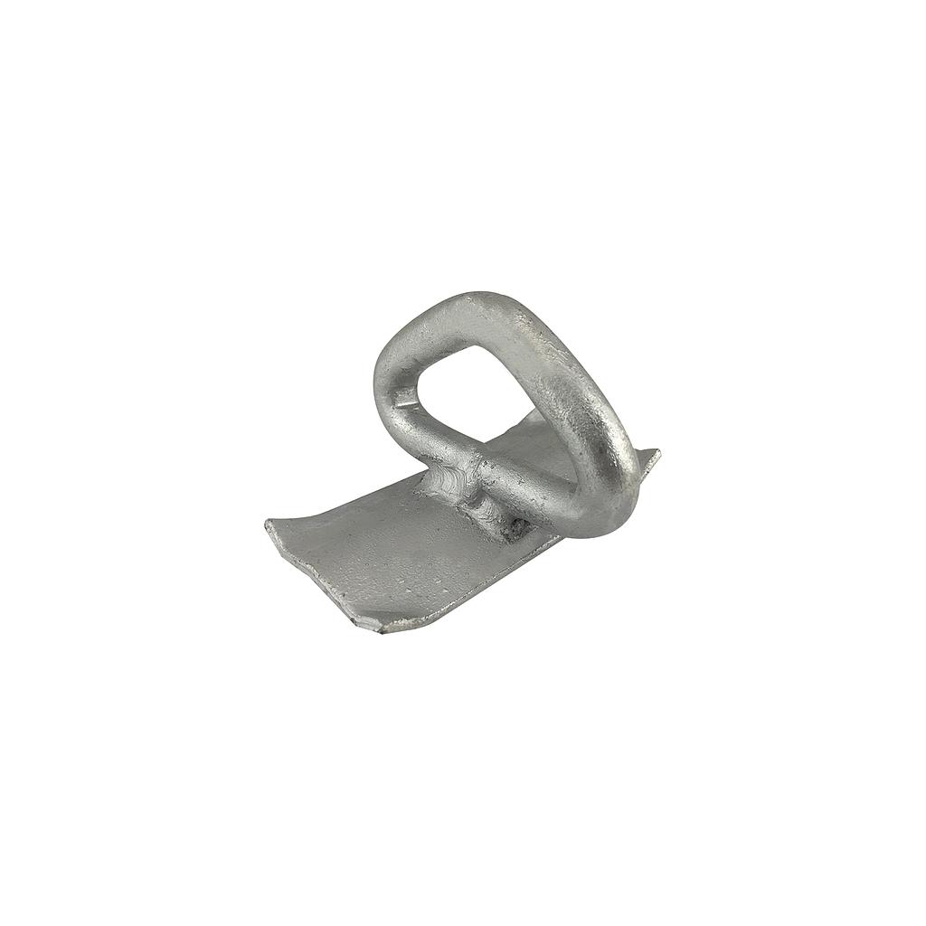 Chapa de remate galvanizada tipo &quot;D&quot;