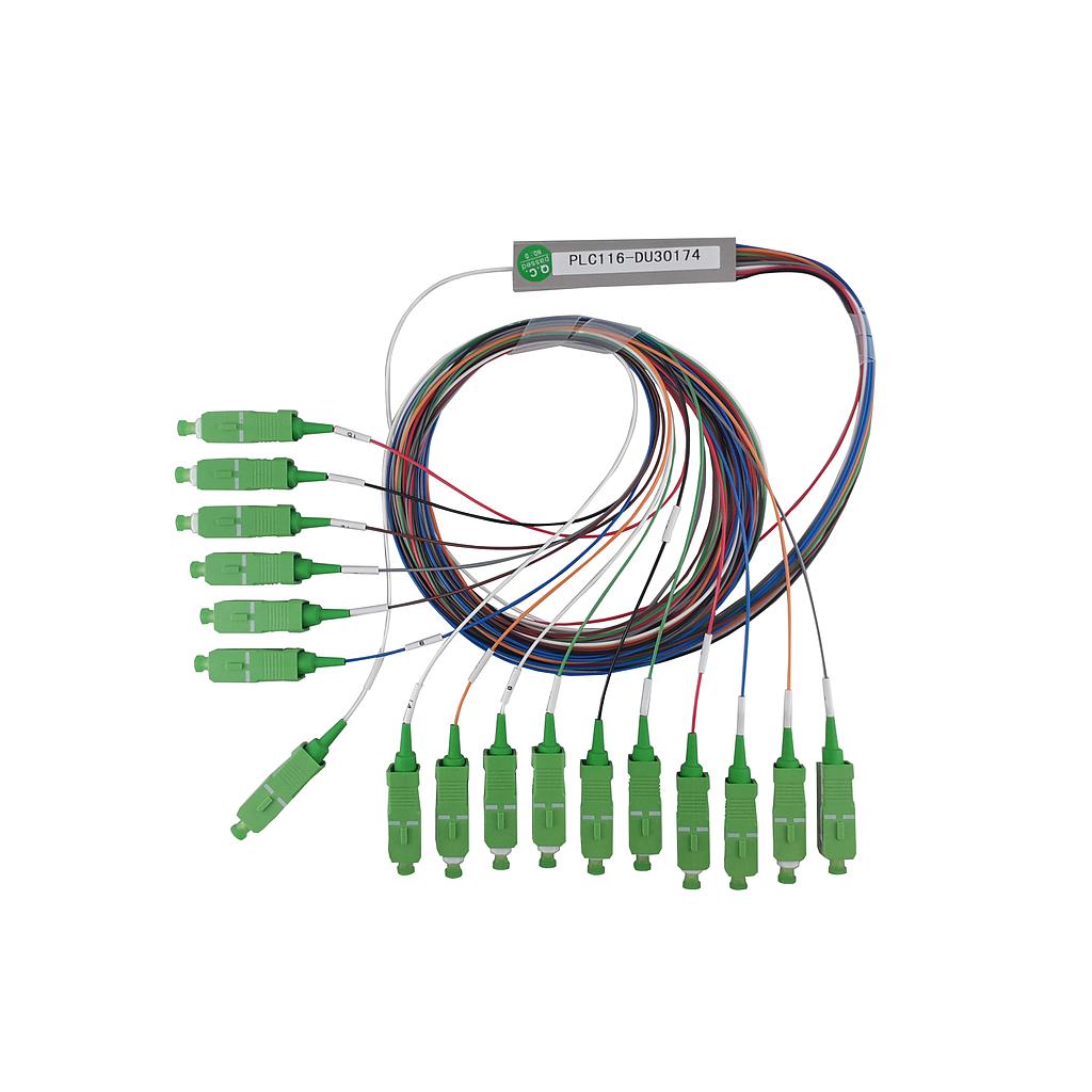 Splitter optico PLC-1x16 WDM conector SC/APC, marca Nextlink