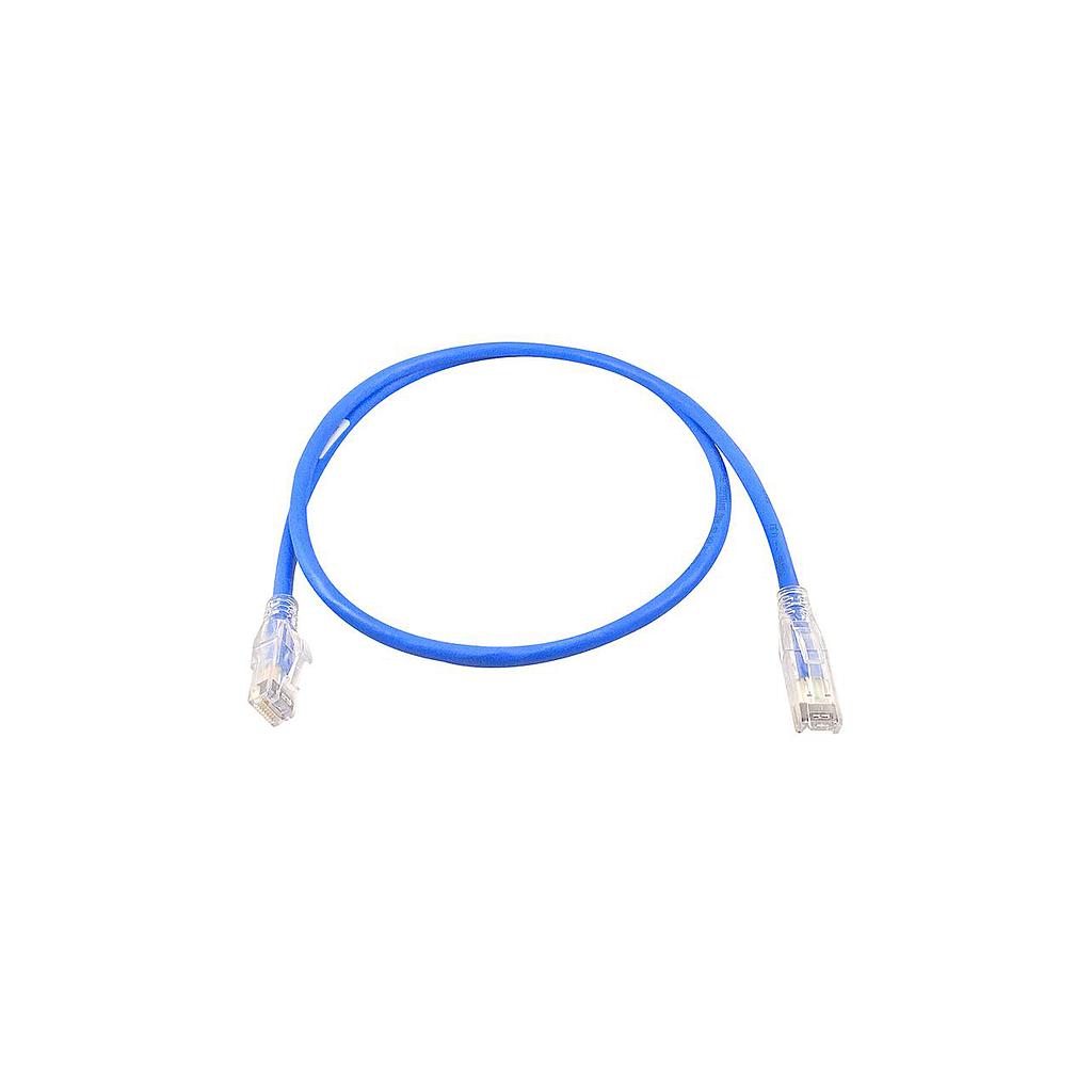 Path Cord Modular Categoria 6A, de 3 pies color azul, TechChoice, marca Ortronics
