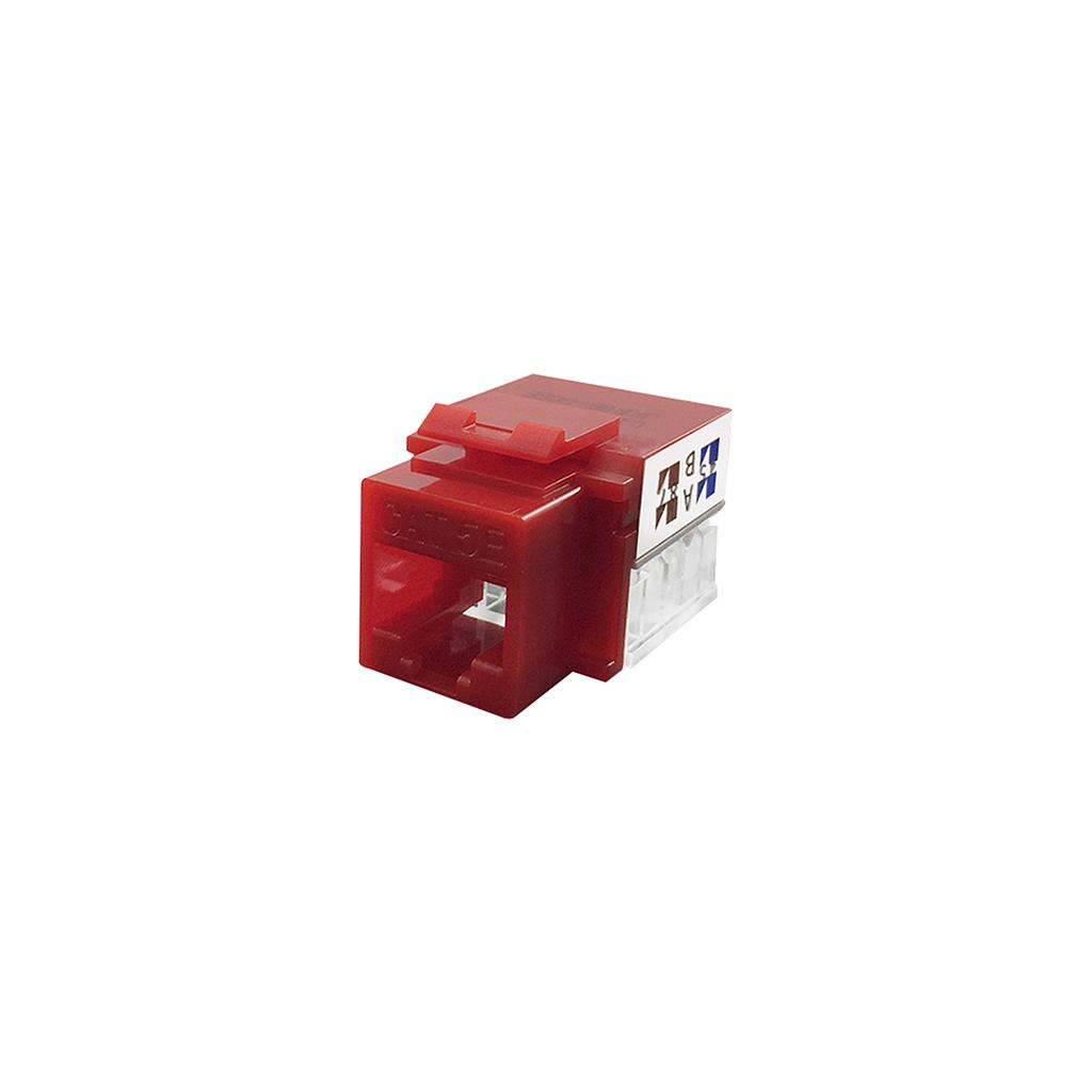 Dado categoría 5E rojo, marca Linkbasic
