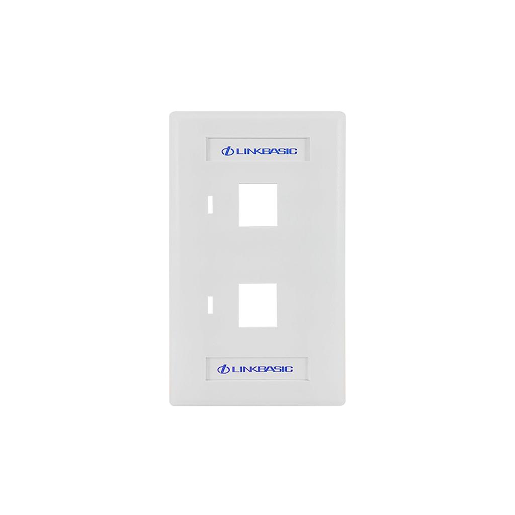 Placa 2 posiciones, marca Linkbasic