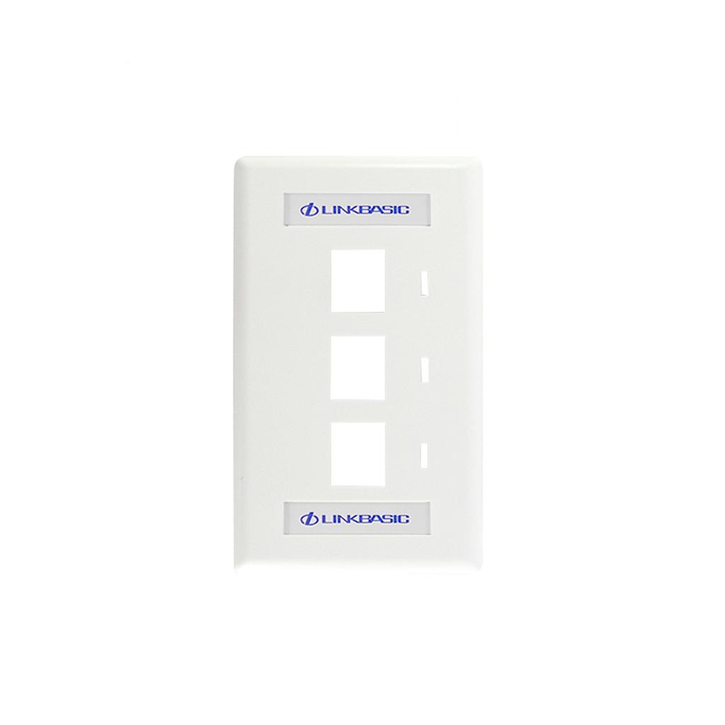 Placa 3 posiciones, marca Linkbasic
