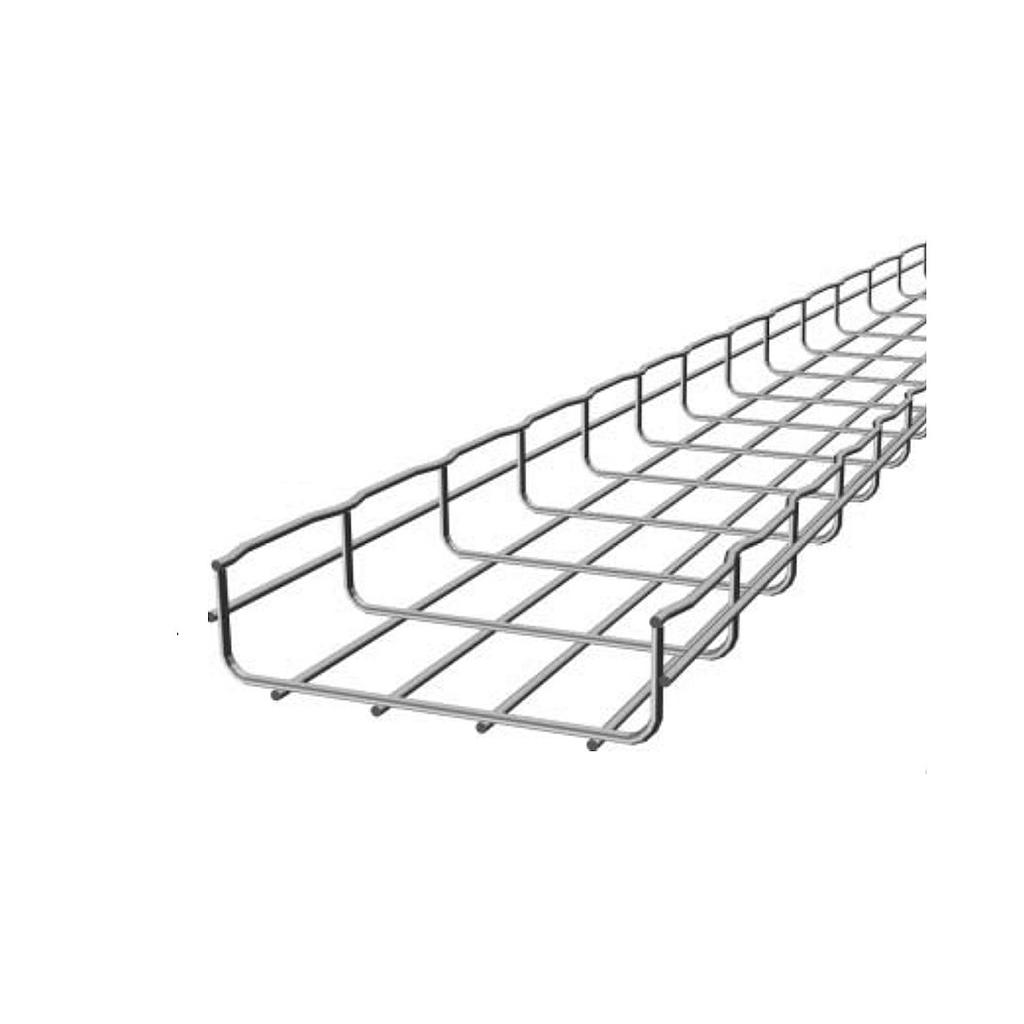 Escalerilla de 2x8 pulgadas, 3 metros de largo electrozincada, marca Cablofil