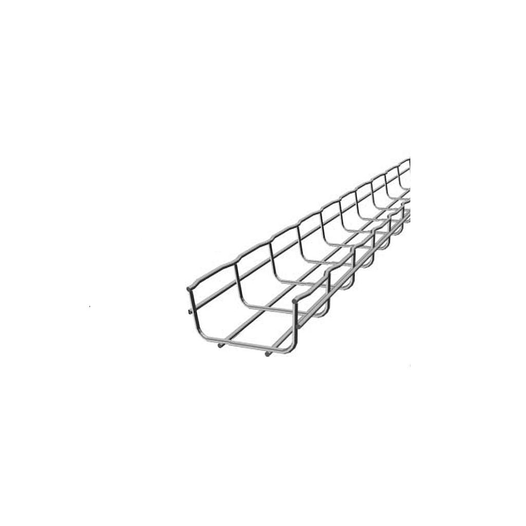 Escalerilla de 2x4 pulgadas, 3 metros de largo electrozincada, marca Cablofil