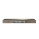 Switch TEG1016G, 16 puertos Gigabit Ethernet, montaje en rack marca Tenda.