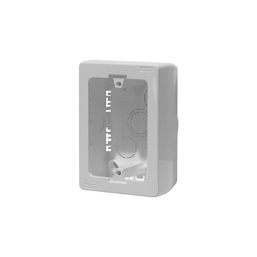 [LG89394] Caja Universal, rectangular plastica para canaleta, marca Legrand