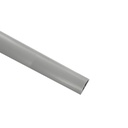 Canaleta plastica para piso, seccion transversal de 50x12mm, 2mts largo, con tapadera, 3 compartimientos, color gris, marca Legrand