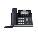 Teléfono IP de Escritorio SIP-T43U, Pantalla Monocromatica, 12 Lineas SIP, No incluye transformador, marca Yealink