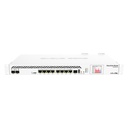 Cloud Core Router, Montaje en rack 1U, 8 puertos Gigabit Ethernet, 2 puertos SFP +, pantalla LCD, CPU 36 núcleos, 4GB RAM, marca Mikrotik