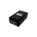 Adaptador y protector ESD PoE, 24VDC 1A, 24W, FE, marca Ubiquiti.