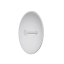 Antena direccional Rocket Dish, 5 GHz 34 dBi, punto a punto (PtP) 2x2, tecnología AirPrism, AC y Wave MLO5, marca Ubiquiti.