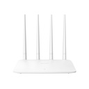 Router F6 Wi-Fi N300 2.4 GH5, puertos: 1 WAN FE, 3 LAN FE, antenas: 4x5dBi,  tecnología MU-MIMO, marca Tenda.