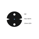 Fibra óptica FTTX de 1 hilo SM G657A Dielectrica