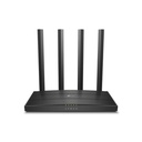 RouterWi-Fi de doble banda AC1900 600 Mbps a 2,4 GHz + 1300 Mbps a 5 GHz, 4 antenas, 1 puerto WAN Gigabit + 4 puertos LAN Gigabit, marca TP-Link