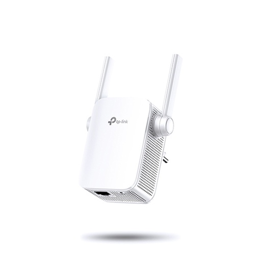[TL-WA855RE] Extensor de cobertura Wi-Fi 300 Mbps a 2,4 GHz, 2 antenas externas, 1 puerto de 10/100 Mbps, marca TP-Link.