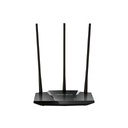 Router Wi-Fi de alta potencia 300 Mbps a 2,4 GHz, 3 antenas externas fijas de 7 dBi, 3 puertos LAN de 10/100 Mbps, 1 puerto WAN de 10/100 Mbps, marca Mercusys.