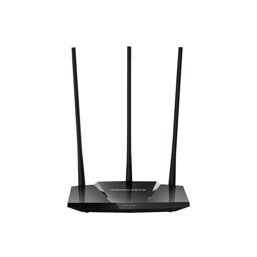 [MW330HP] Router Wi-Fi de alta potencia 300 Mbps a 2,4 GHz, 3 antenas externas fijas de 7 dBi, 3 puertos LAN de 10/100 Mbps, 1 puerto WAN de 10/100 Mbps, marca Mercusys.