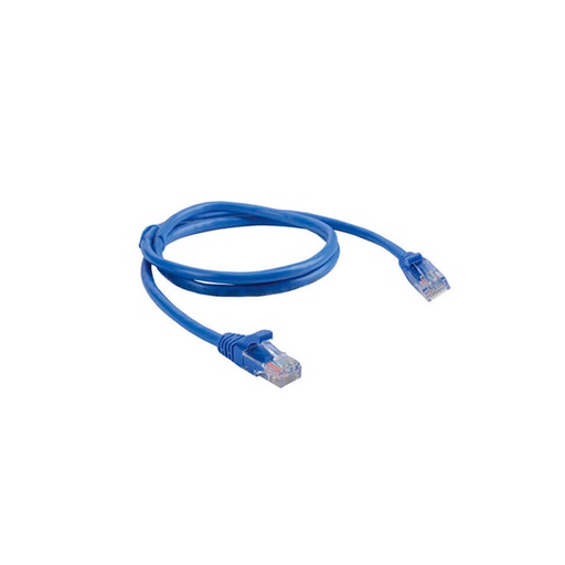 [CAA01-UC6-0.3-B] Patch cable categoría 6 0.3mt azul, marca Linkbasic