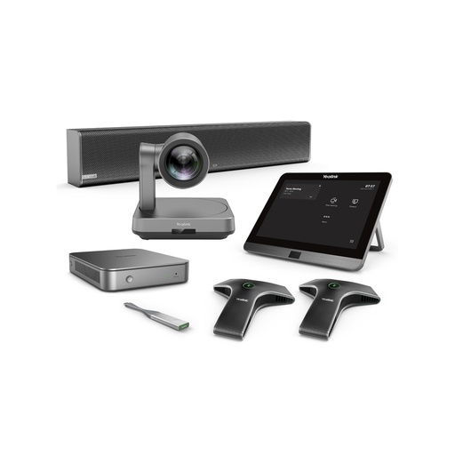 [MVC840-C2-211] Equipo de video conferencia para uso con Microsoft Teams, MVC840, con cámara PTZ UVC84, miniPC y arreglos de audio, marca Yealink