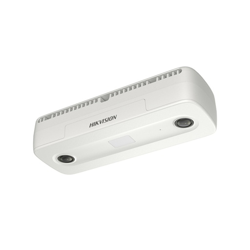[DS-2CD6825G0/C-IS] Cámara IP para conteo de personas, lente dual, resolución 2 Mpx, H.265, puerto de conexión RJ45, PoE, 12VDC, para interiores unicamente. Marca Hikvision