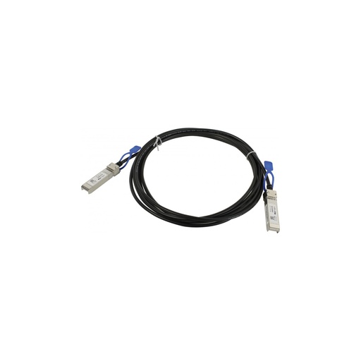 [XS+DA0003] Cable óptico para conexión directa entre routers o switches de marca Mikrotik, conector en forma SFP, 25Gbps, 3 metros de largo. 