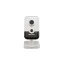 Cámara IP tipo cubo, resolución 6 Mpx, lente fijo de 2.8mm, IR Exir de 10 Mts, micrófono incorporado, marca Hikvision