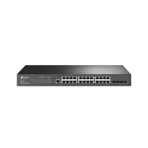 [TL-SG3428] Switch administrable L2 de 24 puertos Gigabit y 4 puertos SFP, marca TP-Link