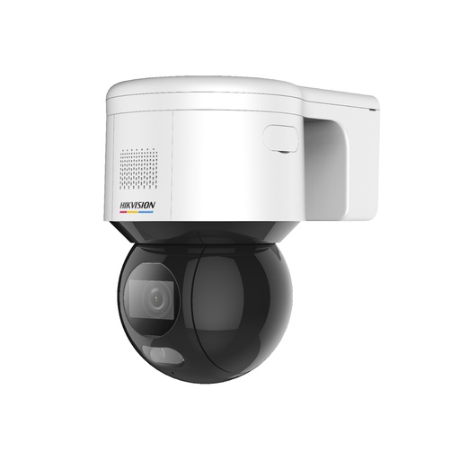 [DS-2DE3A400BW-DE] Cámara PTZ IP ColorVu, resolucion 4 Mpx, zoom 16x digital, movimiento de 350°, WDR, analisis de deteccion de humano y vehiculo, captura de rostros, color las 24 horas, audio en dos vias, 30m. Marca Hikvision