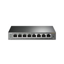 Switch de 8 puertos Gigabit, 4 puertos con PoE y 4 puertos sin PoE, para escritorio, administrable vía Web, marca TP-Link