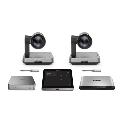 [MVC940-C2-002] Sistema de video conferencia Yealink para salas de conferencia grandes, versión Microsoft Teams nativo, incluye 2 cámaras y todos sus accesorios de montaje.