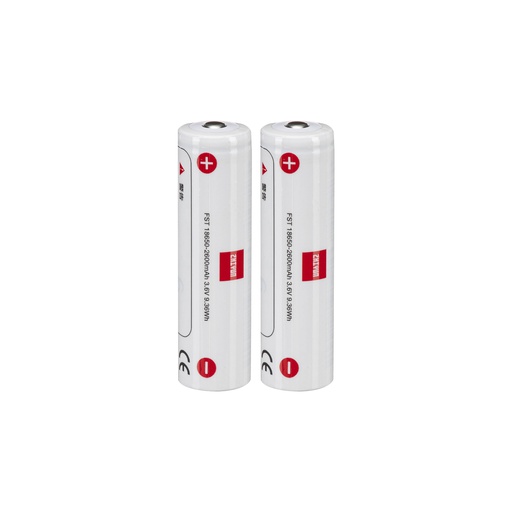 [18650-2pack] Paquete de 2 baterías recargables 18650 para estabilizadores Zhiyun