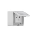 SONOFF S55 - Enchufe inteligente impermeable IP55, 125V AC 50/60Hz 15A Máx., socket tipo B, WiFi.