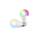 Bombilla LED inteligente WiFi B05-BL-A19, ajuste de brillo, cambio de color por temperatura, horario/escena/ritmo de la música, marca Sonoff.