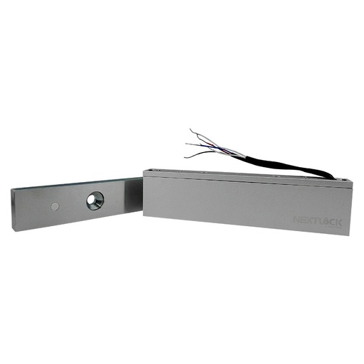 [GI-180AS] Chapa electromagnética de 180kg-350lbs con LED indicador de bloqueo, marca Nextlock