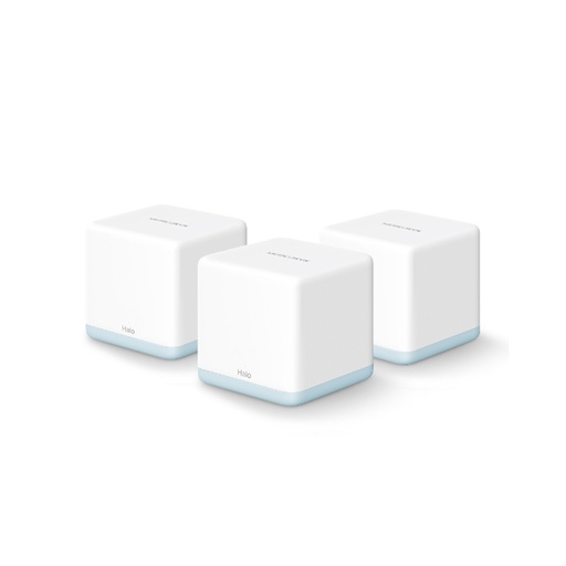 [Halo H30(3-pack)] Sistema de Mesh Mercusys Wi-Fi AC1200, paquete de 3 cubos