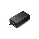 Inyector PoE+ Gigabit, un puerto Gigabit Ethernet, potencia 30W