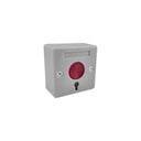 Botón de pánico plástico con liberación de llave, NO – NC – COM, marca Nextlock