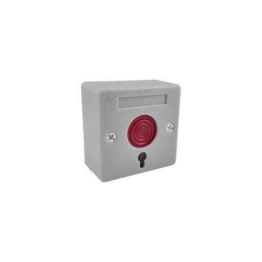 [PA53] Botón de pánico plástico con liberación de llave, NO – NC – COM, marca Nextlock