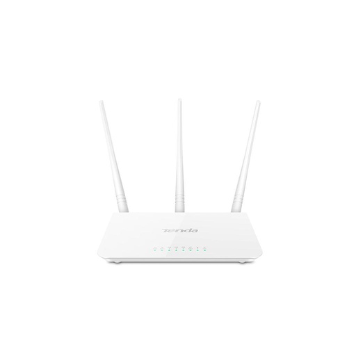 [F3] Router F3, WiFi hasta 300Mbps, 3*5dBi antenas internas, 1 puerto FE WAN, 3 puertos FE LAN, marca Tenda
